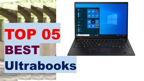 Top 5 Best Ultrabooks 2023 - YouTube