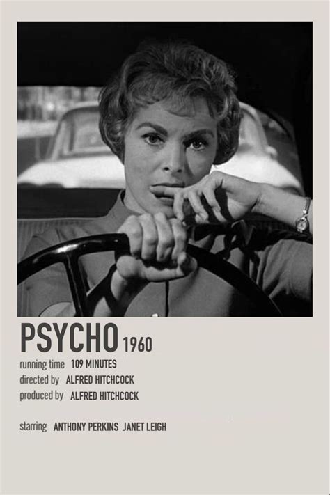 Psycho - 1960 | Film posters minimalist, Iconic movie posters, Movie ...