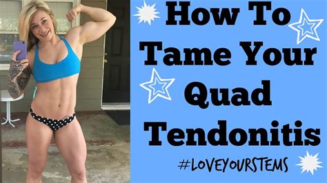 How To Tame Your Quad Tendonitis - YouTube