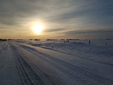 An Iowa Winter Is Always Memorable With Snow and sun dogs