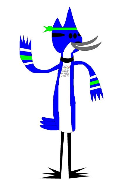 The Toronto Winter Olympics 2026 Blue Jay Mascot by d00mshr00m on DeviantArt