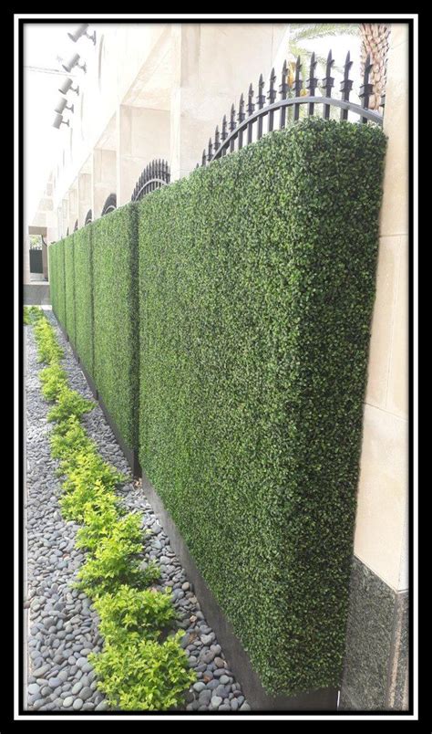 Artificial Boxwood Hedge Panels - Modern Farmhouse Décor — Boxwood ...