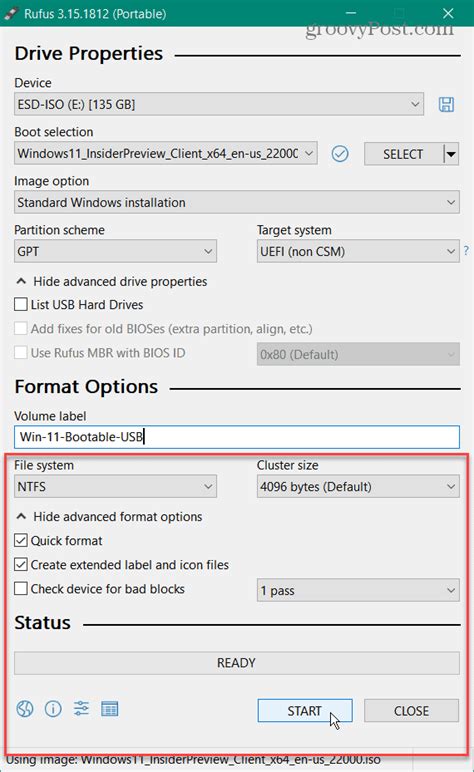 How to Create a Windows 11 Bootable USB Drive with Rufus