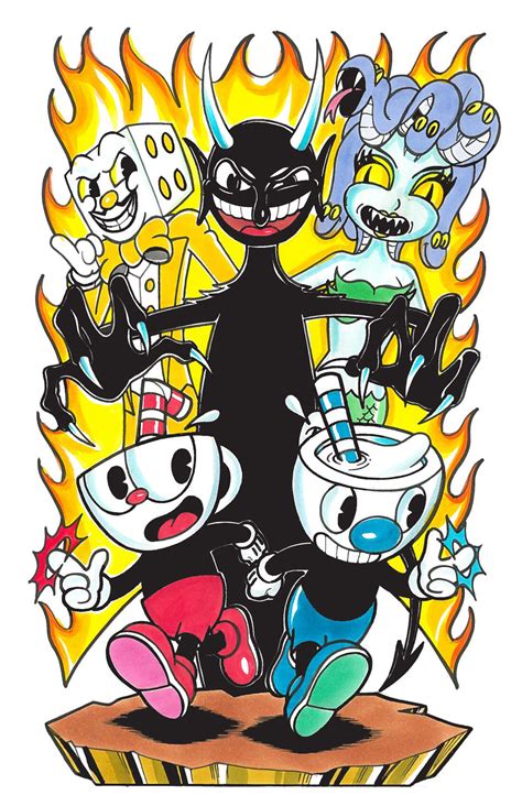 Cuphead Bosses — ART OF DAVID WONG