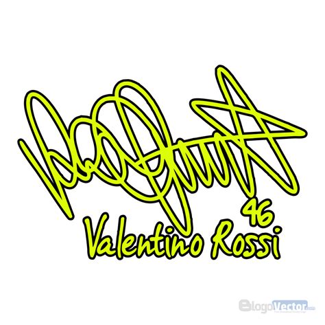 Valentino Rossi Signature Logo vector (.cdr) - BlogoVector