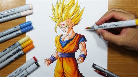 Teen Gohan Ssj2 Drawing