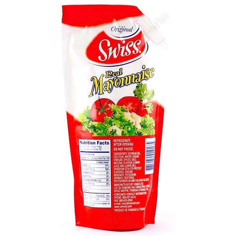 Swiss Real Mayonnaise Spouch 16oz - gtPlaza Inc.