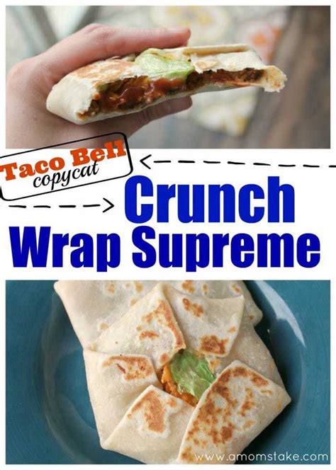 Homemade Crunch Wrap Supreme Recipe - A Mom's Take