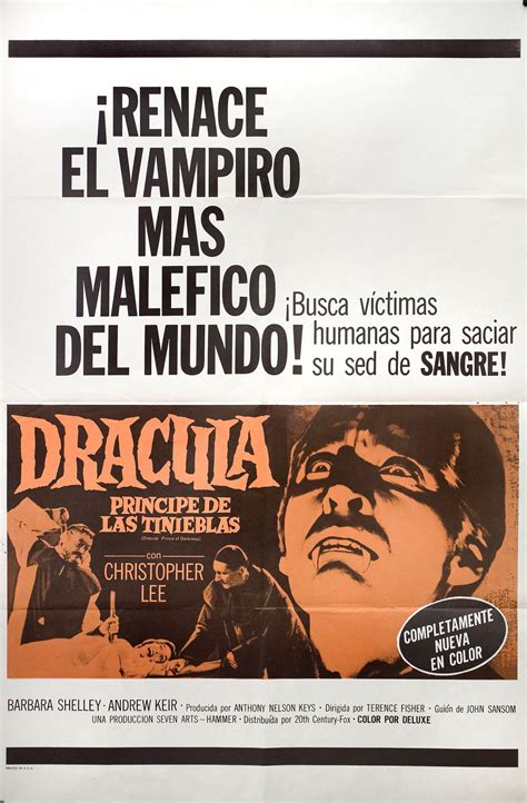 Dracula: Prince of Darkness 1966 U.S. One Sheet Poster - Posteritati ...