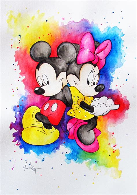 watercolours - Hummingbird 5 - fiona-clarke.com | Minnie mouse drawing ...