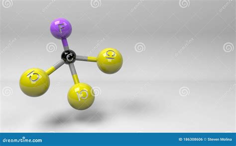 三氯氟甲烷分子3D图 库存例证. 插画 包括有 氟利昂, 分子, 地图集, 臭氧, 化合物, 地球, 含毒物 - 186308606