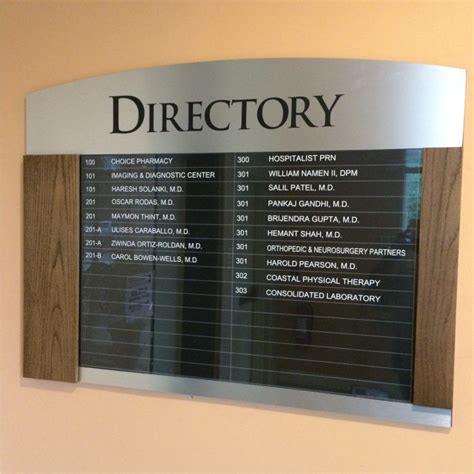 Directory Signs portfolio