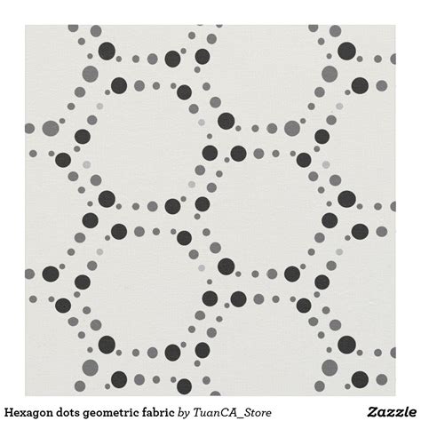 Hexagon Fabric | Zazzle | Hexagon, Geometric fabric, Create fabrics