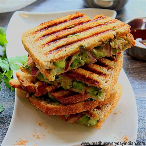 Popular Bombay Grilled Sandwich - Madhu's Everyday Indian