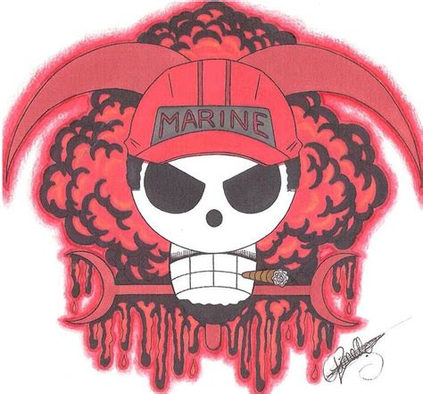 One Piece Marine Logo - My Blog