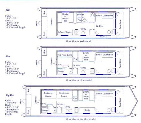 Houseboat Floor Plans Plans free rc boat building plans » boat4plans ... | House boat, Boat ...