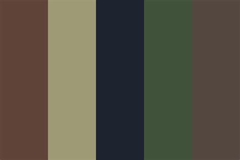 Army Camouflage Color Palette