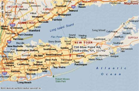 Map Of Long Island N Y - HolidayMapQ.com