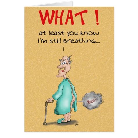 Funny Birthday Cards: Old Fart Card | Zazzle