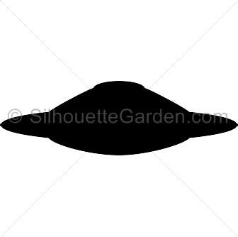 Flying Saucer Silhouette - Free Clip Art, Printable, and Vector Downloads