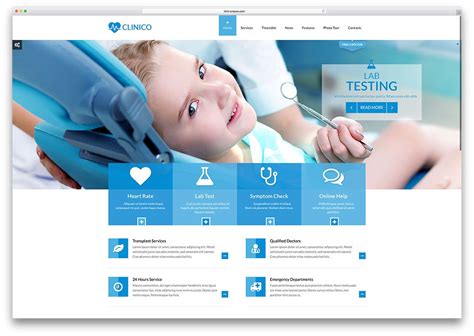 Medical Archives | Medical website design, Medical websites, Website template