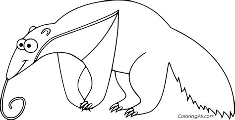 Anteater Coloring Pages (32 Free Printables) - ColoringAll