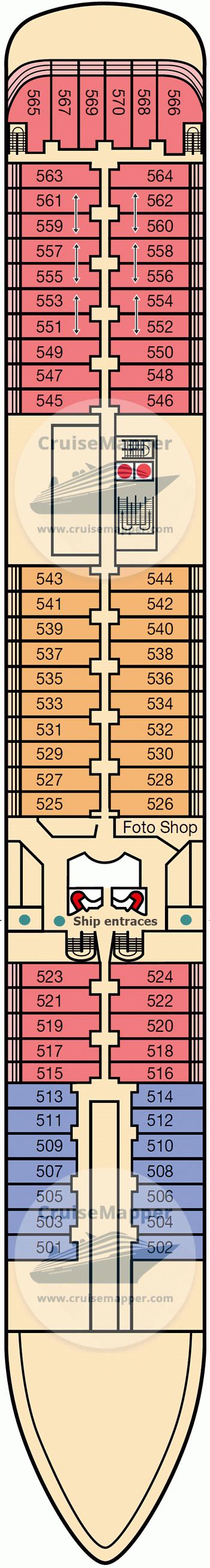 ms Europa deck 5 plan | CruiseMapper