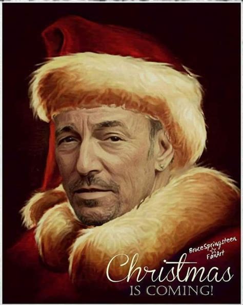 Love me some Santa Bruce! | Bruce springsteen the boss, Bruce springsteen, The boss bruce