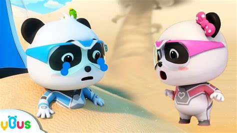 Help! Baby Panda's Trapped in Sand Storm | Super Panda Rescue Team ...