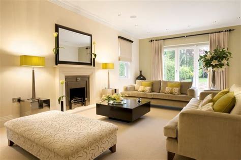 10 Classy Carpeted Living Room Inspirations | Beige carpet living room, Beige living rooms ...