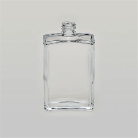 BulkPerfumeBottles.com| 3.4 oz (100ml) Square Clear Glass Bottle (60 ...