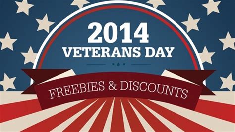 Military gets Veterans Day freebies, discounts