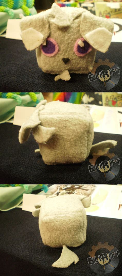 Espurr Cube Plush by elirift on DeviantArt