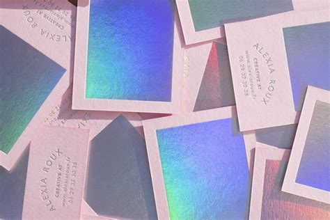 10 Fantastic Examples Of Business Cards With Holographic Effects ...