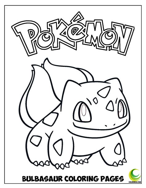 Bulbasaur Coloring Pages | Pokemon coloring, Pokemon coloring pages, Bulbasaur