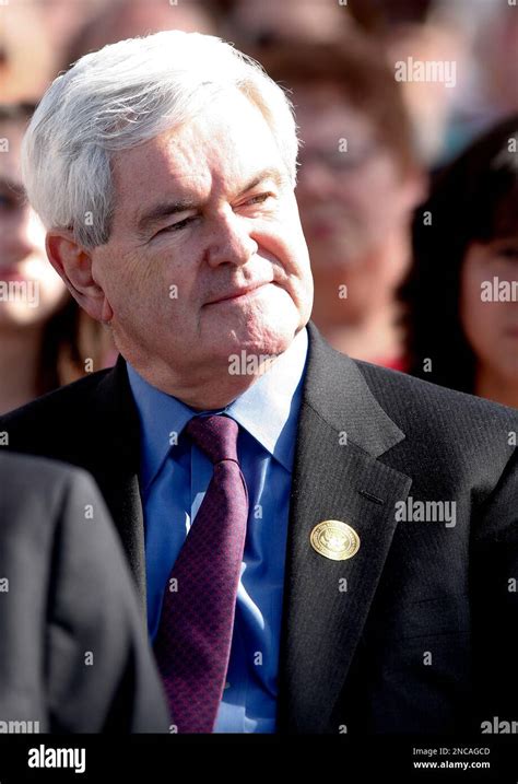 Former House Speaker Newt Gingrich attends the centennial birthday ...