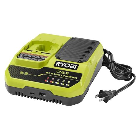 RYOBI ONE+ 18V 8A Rapid Charger PCG008 - The Home Depot