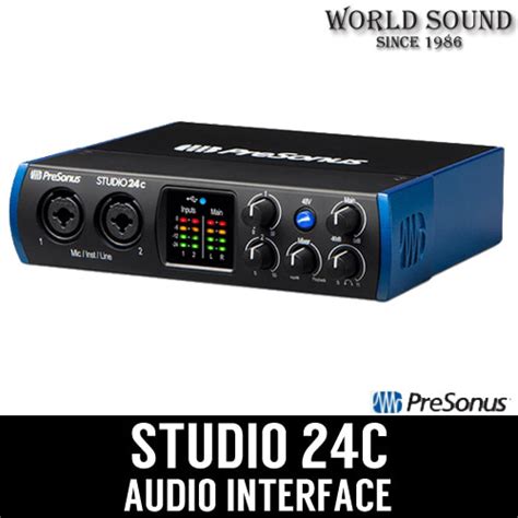 PRESONUS - Studio 24C - 월드음향