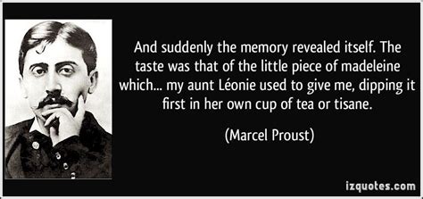 Proust Madeleine Quote