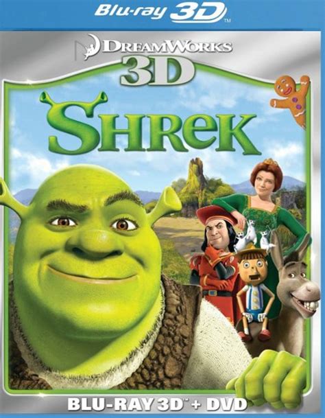 Shrek 3D [2 Discs] [3D] [Blu-ray/DVD] [Blu-ray/Blu-ray 3D/DVD] [2001 ...