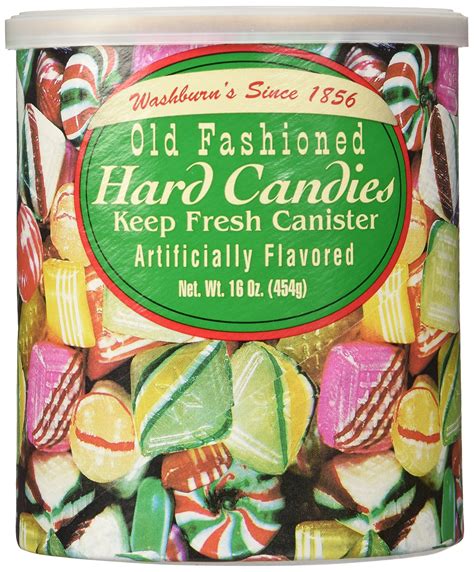 Washburns Old Fashioned Hard Candies 16 oz Canisters (2 pack) Free Shipping 11212000603 | eBay