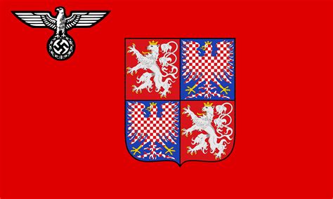 Fictional Flag of the Protectorate of Bohemia and Moravia (Protektorat ...