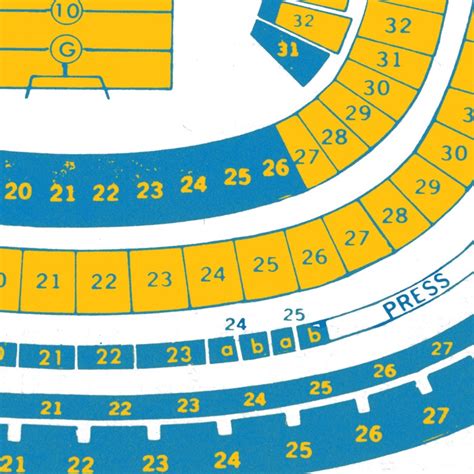 Print of Vintage San Diego Stadium Seating Chart Seating Chart | Etsy