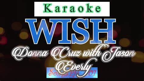 Wish Karaoke by Donna Cruz With Jason Everly - YouTube