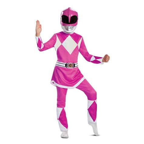 Power Rangers - Mighty Morphin Pink Ranger Deluxe Child Costume ...