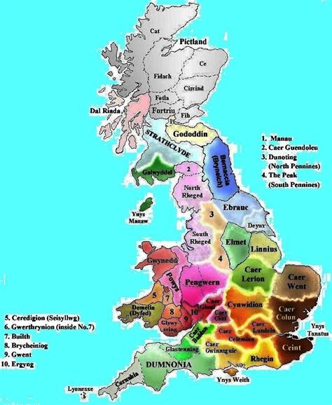 Celtic, Celtic nations, Historical maps