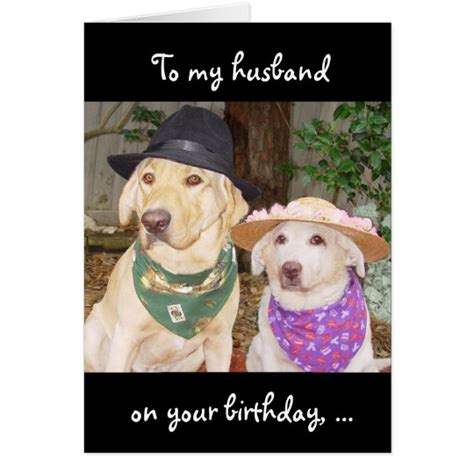 Funny Husband Birthday Card | Zazzle.com