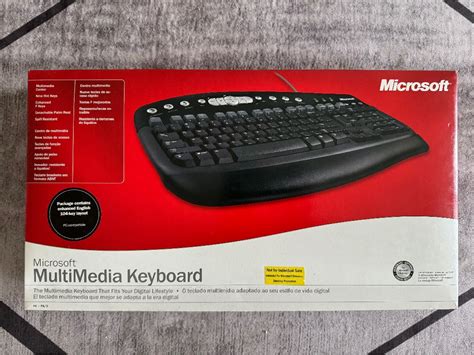 Microsoft MultiMedia Keyboard, Computers & Tech, Parts & Accessories ...