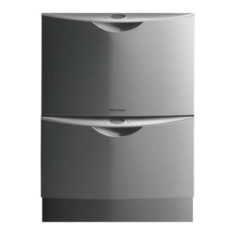 FISHER & PAYKEL DISHDRAWER DD605 USER MANUAL Pdf Download | ManualsLib