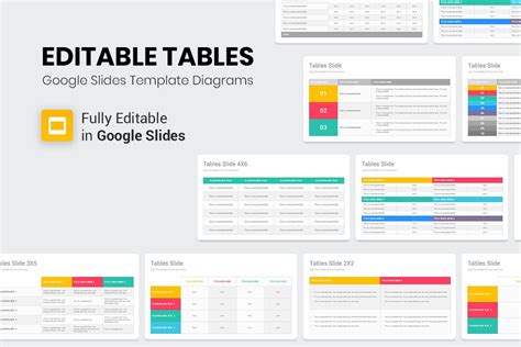 Tables Google Slides Presentation Template | Nulivo Market